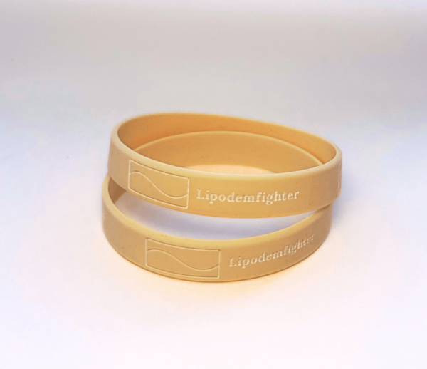 Lipodemfighter Silicone Wristband Natural